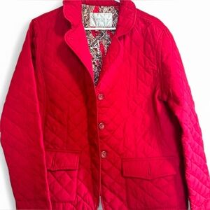 Van Heusen Red Quilted Jacket